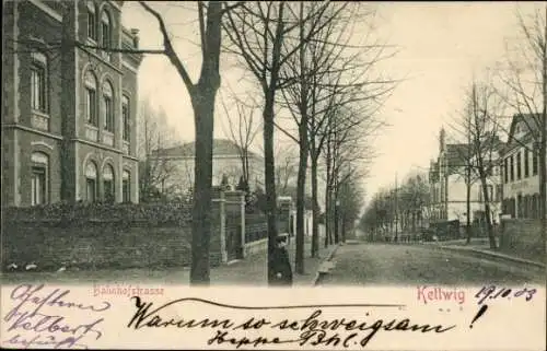 Ak Kettwig Essen im Ruhrgebiet, Bahnhofstraße