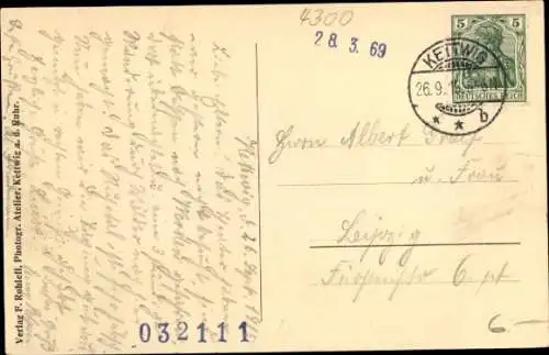 Ak Kettwig Essen im Ruhrgebiet, Schloss Oefte