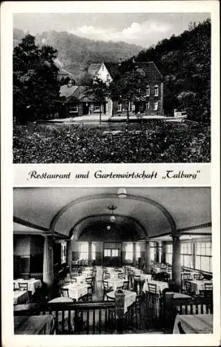 Ak Isenbügel Heiligenhaus im Ruhrgebiet, Restaurant und Gartenwirtschaft Talburg