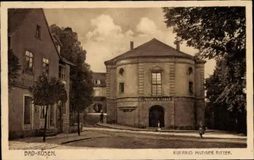 Ak Bad Kösen Naumburg an der Saale, Kurhaus Mutiger Ritter