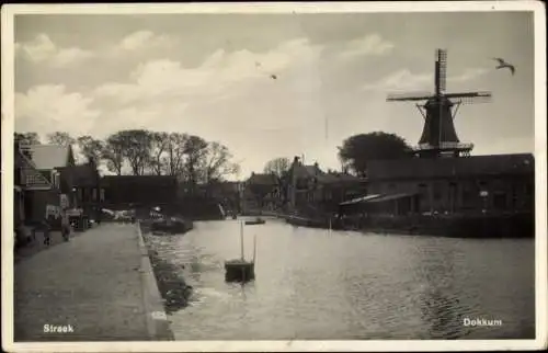 Ak Dokkum Dongeradeel Friesland Niederlande, Streek, Molen