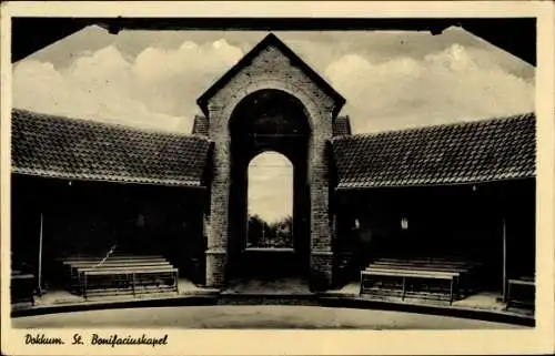 Ak Dokkum Dongeradeel Friesland Niederlande, St. Bonifaciuskapel