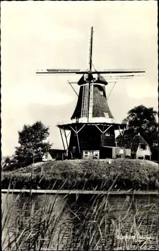 Ak Dokkum Dongeradeel Friesland Niederlande, Molen