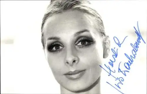 Ak Schauspielerin Iris Wachalowsky, Portrait, Autogramm