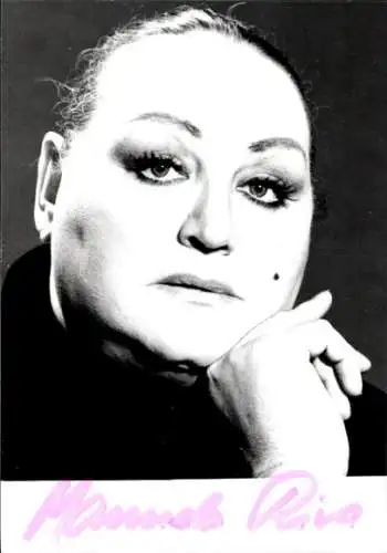 Ak Schauspieler Manuela Riva, Portrait, Autogramm