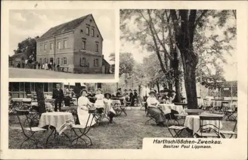 Ak Zwenkau in Sachsen, Harthschlösschen