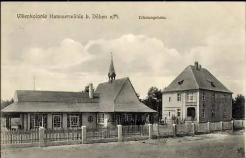 Ak Hammermühle Bad Düben an der Mulde Sachsen, Villenkolonie, Erholungsheim