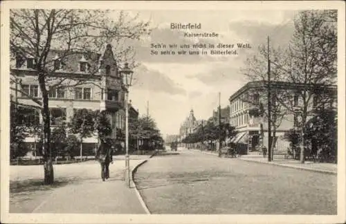 Ak Bitterfeld in Sachsen Anhalt, Kaiserstraße