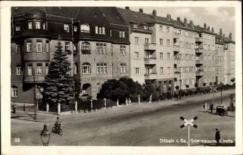 Ak Döbeln in Sachsen, Grimmaische Straße