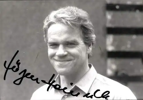 Foto Schauspieler Jürgen Heinrich, Portrait, Autogramm