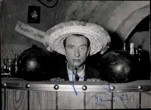 Foto Schauspieler Walter Feuchtenberg, Filmszene, Autogramm