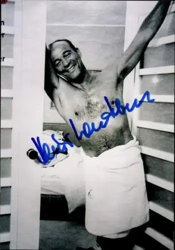 Foto Schauspieler Heinz Lauterbach, Portrait, Autogramm