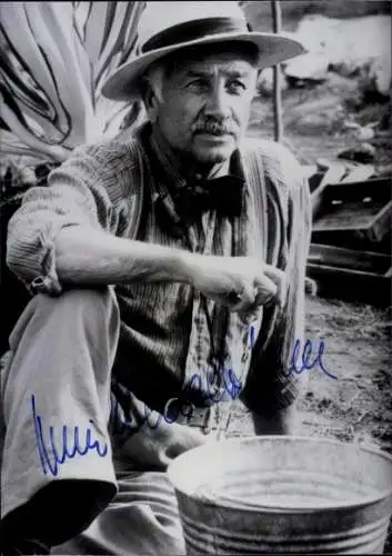 Foto Schauspieler Armin Mueller-Stahl, Portrait, Autogramm