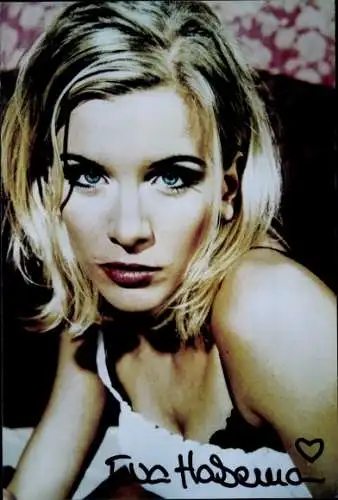 Foto Schauspielerin Eva Habermann, Portrait, Autogramm