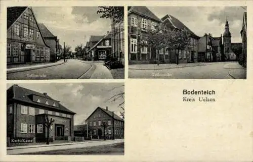 Ak Bad Bodenteich in der Lüneburger Heide, Straßenpartie, Kreiskasse