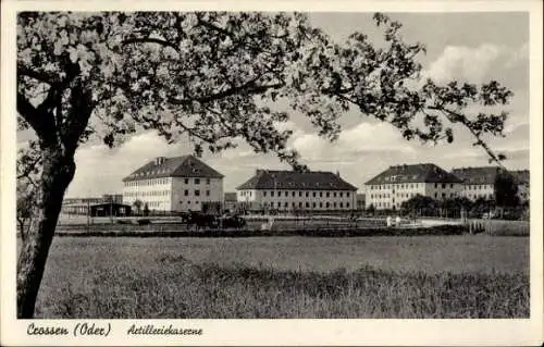 Ak Krosno Odrzańskie Crossen Oder Ostbrandenburg, Artillerie-Kaserne