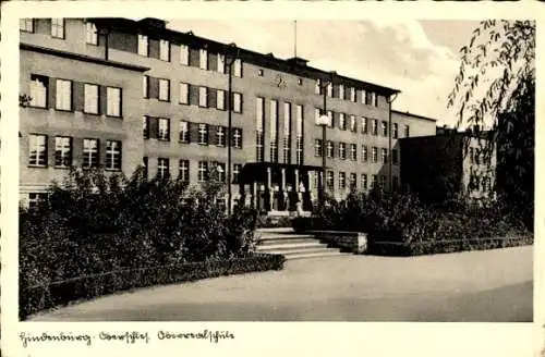 Ak Zabrze Hindenburg Oberschlesien, Städtische Oberschule für Jungen