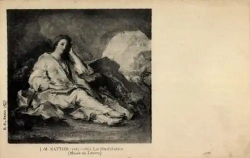 Künstler Ak Nattier, JM, La Madeleine, Musee du Louvre