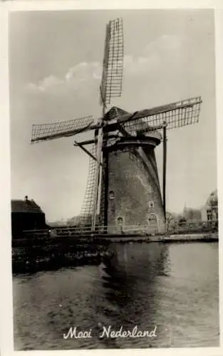 Ak Mooi Niederlande, Windmühle