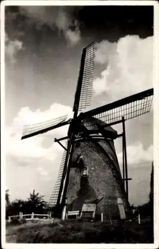 Ak Niederlande, Hollandse Molens, Holländische Windmühle