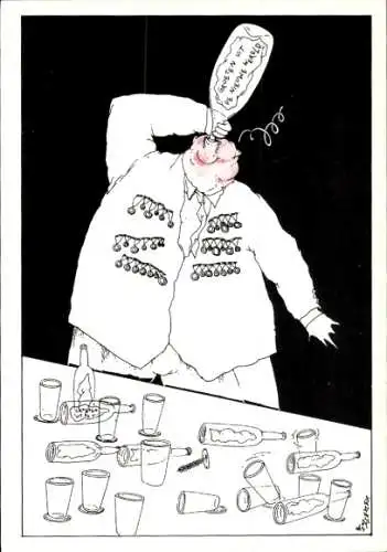 Ak Grüße aus der neuen Welt, Aida