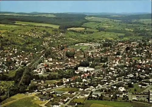 Ak Erbach im Odenwald Hessen, Blick von oben, Teilansicht