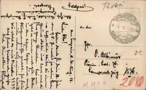 Ak Konstantinopel Istanbul Türkei, Colonne brulee