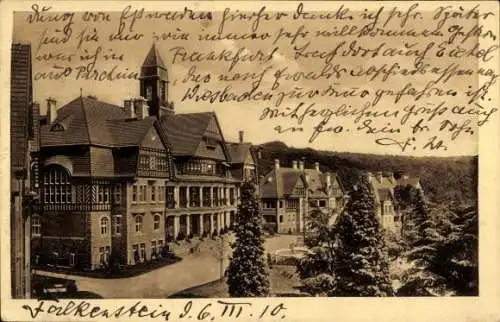 Ak Falkenstein Königstein im Taunus, Offizierheim Taunus, Hauptgebäude, östliche Offizierhäuser