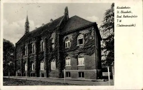 Ak Bad Rothenfelde am Teutoburger Wald, Kinderheim St. Elisabeth, Seitenansicht