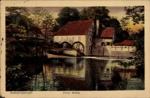 Ak Burgsteinfurt Steinfurt im Münsterland, Fürstl. Mühle