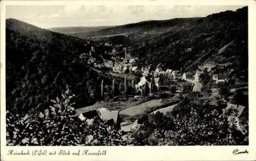 Ak Heimbach in der Eifel, Blick auf Hasenfeld