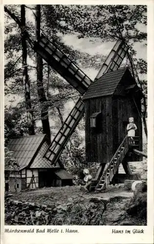 Ak Melle in Niedersachsen, Märchenwald, Hans im Glück