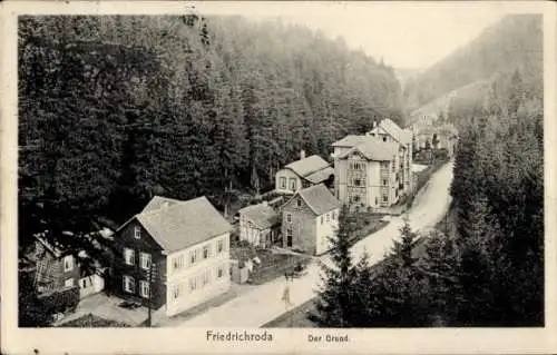 Ak Friedrichroda im Thüringer Wald, Der Grund