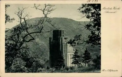 Ak Oberwesel am Rhein, Martinskirche