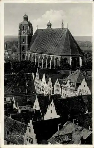 Ak Ingolstadt an der Donau Oberbayern, Dom Sch. L. Frau, Stadt