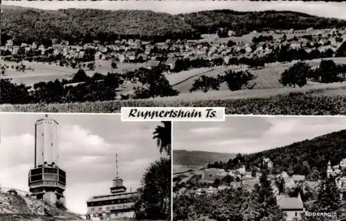 Ak Ruppertshain Kelkheim im Taunus, Panorama, Gasthaus zur Rose, Gesamtansicht