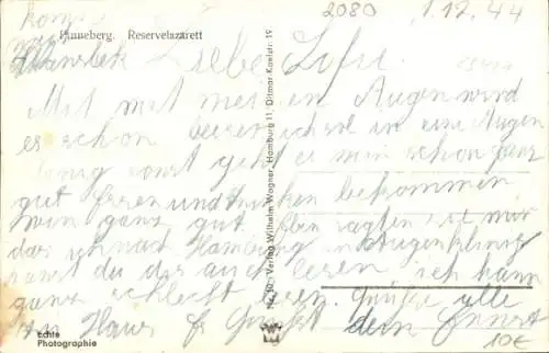 Ak Pinneberg in Holstein, Reservelazarett