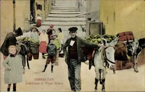 Ak Gibraltar, Artichokes and Water Sellers