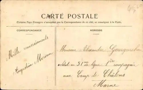 Ak Mouchy Oise, Schloss