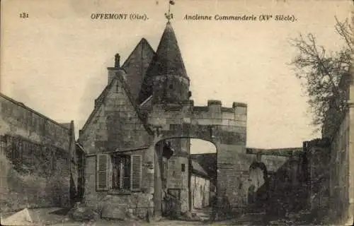 Ak Offemont Oise, Ancienne Commanderie