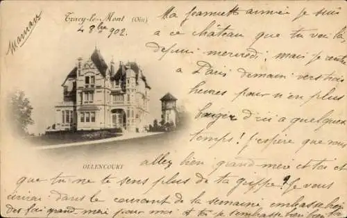 Ak Tracy le Mont Oise, Ollencourt