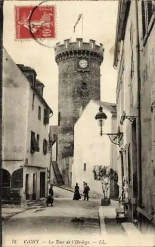 Ak Vichy-Allier, Uhrturm