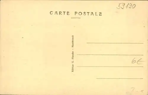 Ak Hazebrouck Nord, Le Jardin Public, Bassin