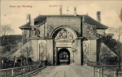 Ak Phalsbourg Pfalzburg Lothringen Moselle, Deutsches Tor