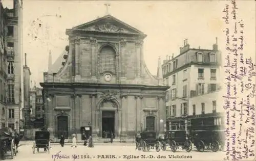 Ak Paris Stock Exchange II, Kirche Notre Dame des Victoires