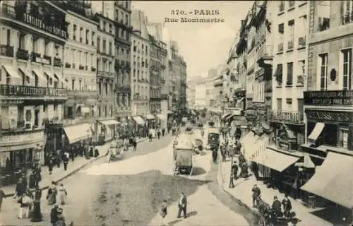 Ak Paris II, Rue Montmartre