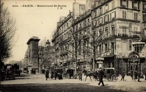 Ak Paris III, Boulevard Saint Denis