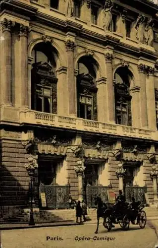 Ak Opéra Paris IX, Opera-Comique