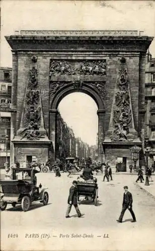 Ak Paris X, La Porte Saint Denis