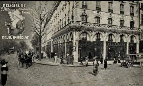 Ak Paris VIIIe Élysée, La Religieuse, Rue Tronchet